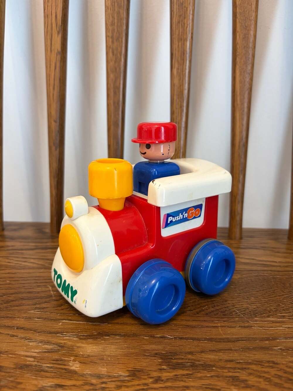 LittleTomy Push 'n Go Train Car 1991 TOMY